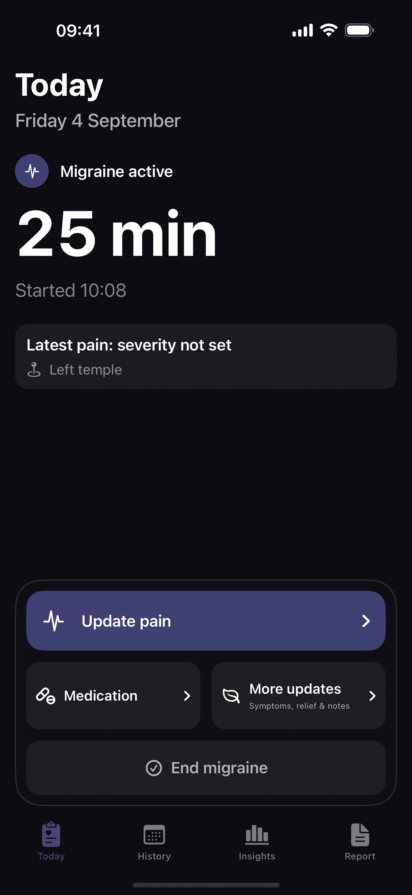 HeadKind active migraine screen